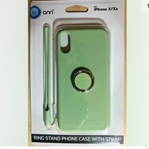 💜Onn iPhone X/XS Ring Stand PhoneCase W/Strap